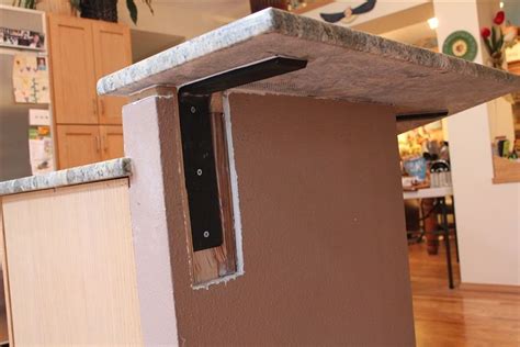 outdoor metal counter bracket hidden|hidden support brackets for countertops.